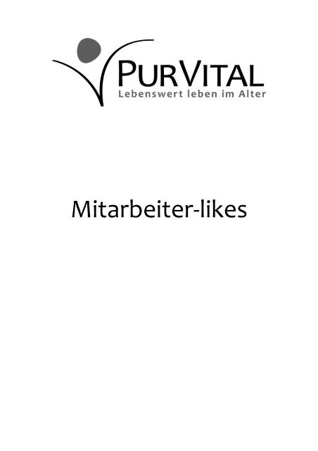 Mitarbeiter-likes - Arbeiten in der Altenpflege