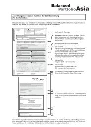 Abwicklungshinweise zum Ausfüllen der Beitrittserklärung (für den ...