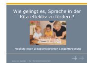 Wie gelingt es, Sprache in der Kita effektiv zu fördern?