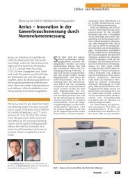 Aerius – Innovation in der Gasverbrauchsmessung ... - Diehl Gruppe