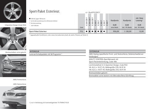 Preisliste Mercedes-Benz E-Klasse Cabriolet (A207) vom 10.01.2012.