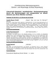 Kulturprogramm als PDF - Rosenburg