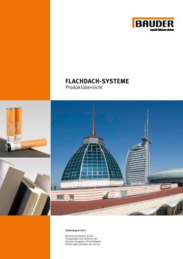 FLACHDACH-SYSTEME - Bauder BV