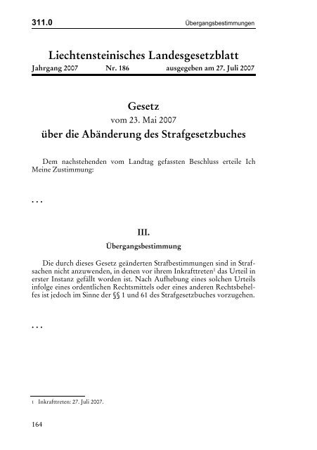 Liechtensteinisches Landesgesetzblatt - Legislationline