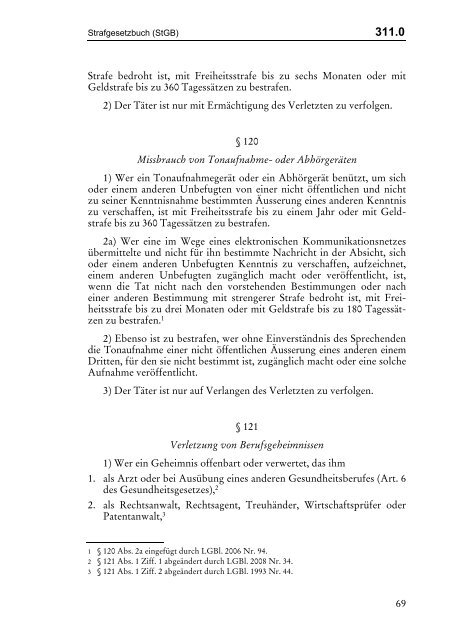 Liechtensteinisches Landesgesetzblatt - Legislationline