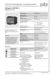 NOT-AUS-Schaltgeräte, Schutztürwächter - ELTRON