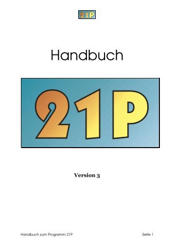 Handbuch 21P