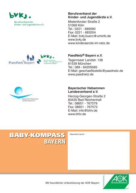 Baby Kompass Bayern - Hebammen-Praxis in Coburg Febronia ...