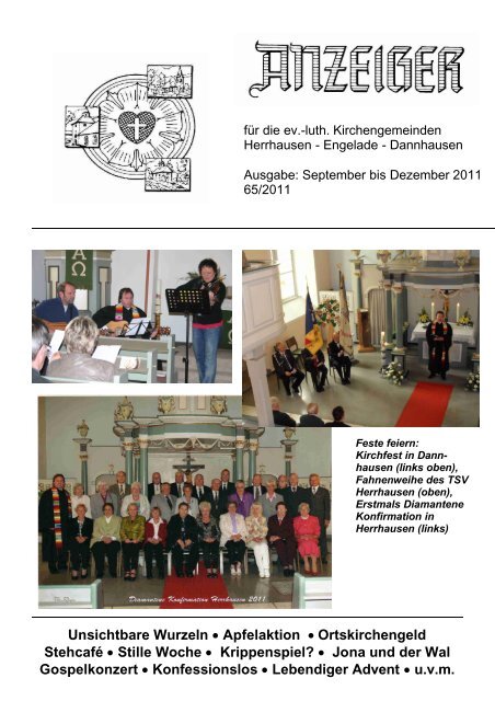 Gemeindebrief Nr. 65 - Ev.-luth. Kirchengemeinde Herrhausen ...