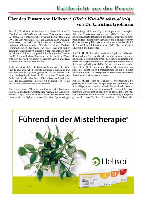 Der pflanzliche Arzneischatz - phytotherapie.co.at
