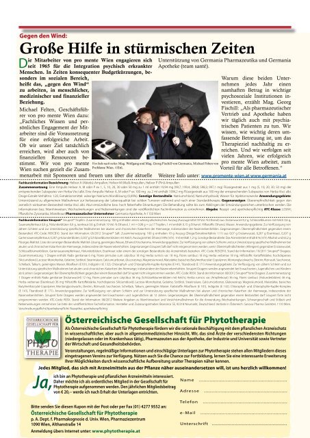 Der pflanzliche Arzneischatz - phytotherapie.co.at