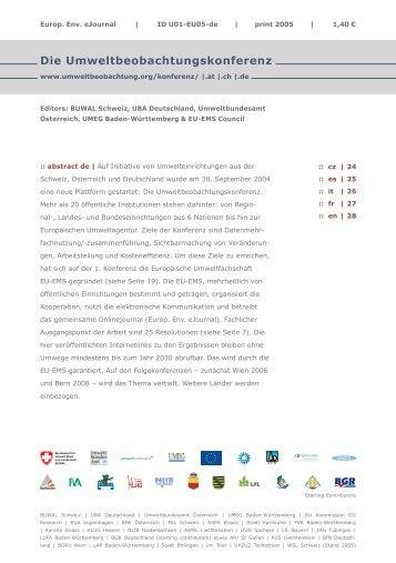 eJournal - EOBC home de