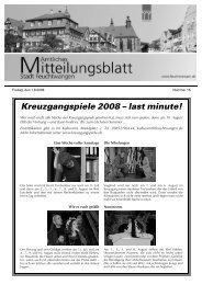 Kreuzgangspiele 2008 ± last minute! - Stadt Feuchtwangen