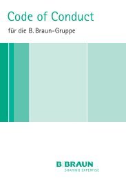 Code of Conduct - B. Braun Melsungen AG