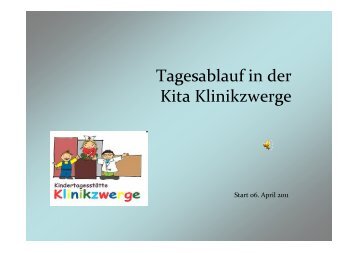 Tagesablauf in der Kita Klinikzwerge son - AWO Karlsruhe