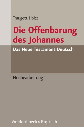 und Leseprobe (PDF) - Vandenhoeck & Ruprecht