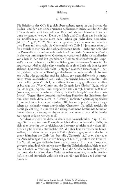 und Leseprobe (PDF) - Vandenhoeck & Ruprecht