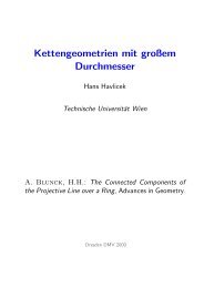 Kettengeometrien mit großem Durchmesser - Technische Universität ...