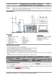 Konduktometrische Titration von Barium- D 15 ... - AK Kappenberg