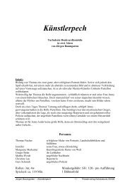 Künstlerpech - Theaterverlag Kaliolabusto