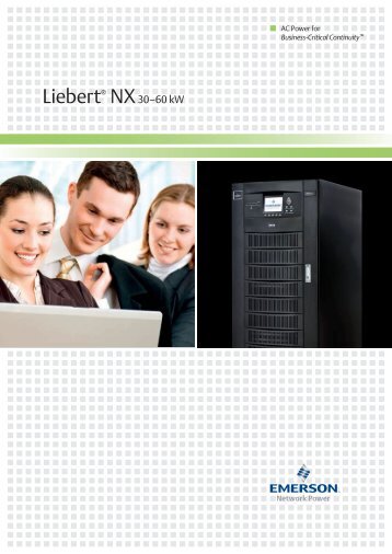 Liebert NX-Broschüre - Emerson Network Power