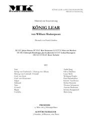 König Lear - Münchner Kammerspiele