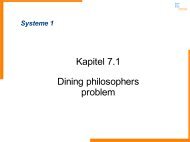 Kapitel 7.1 Dining philosophers problem