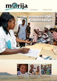 Den Unterernährten Kindern helfen - Morija