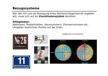 Bezugssysteme - Experimentelle Physik 5 (Uni Würzburg)