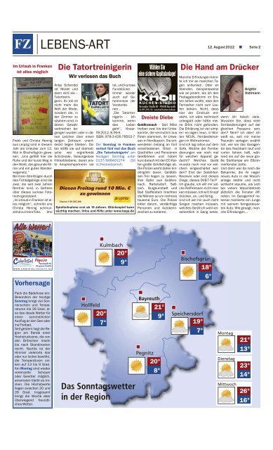 FZ - Sonntag in Franken E-Paper - Nordbayerischer Kurier