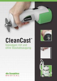 CleanCastTM - De Soutter Medical Ltd