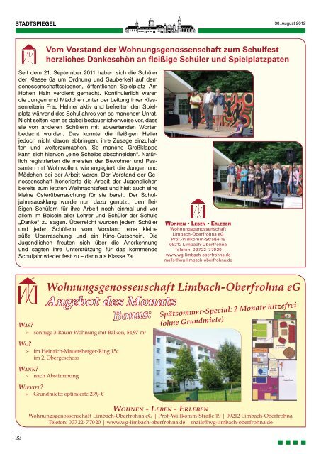 Bürgerkoffer macht Verwaltung mobil - Stadt Limbach-Oberfrohna