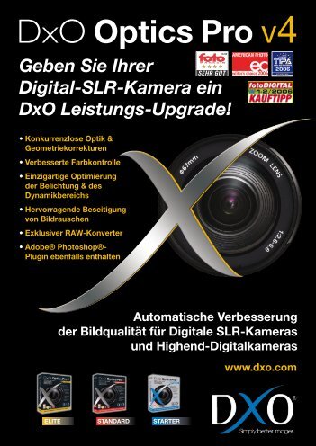 Automatische Verbesserung der Bildqualität für Digitale SLR - Basis 1