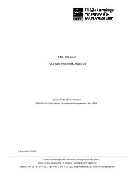 TNA Manual Tourism Network Austria