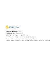 Interim Financial Statements - FortisBC