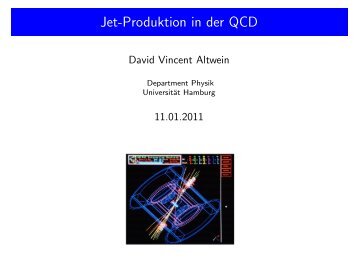 Vortrag zu QCD und Jets - Desy