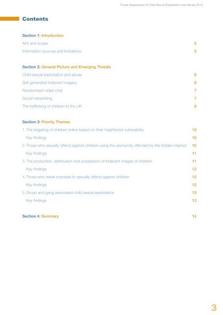 Threat Assessment of Child Sexual Exploitation and Abuse - Ceop