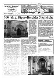 500 Jahre: Dippoldiswalder Stadtkirche