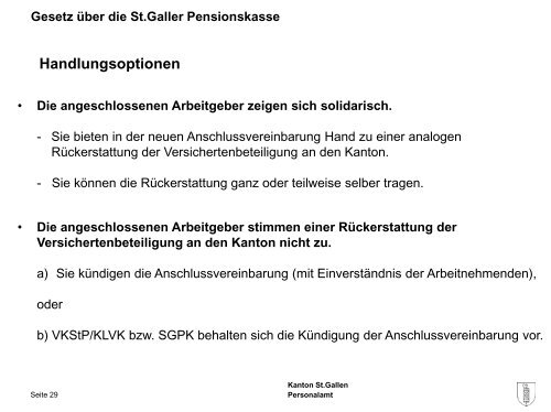 Referat Primus Schlegel - pensionskasse.sg.ch - Kanton St.Gallen