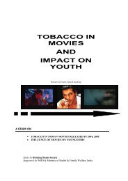 TOBACCO IN MOVIES AND IMPACT ON YOUTH - Smoke Free ...