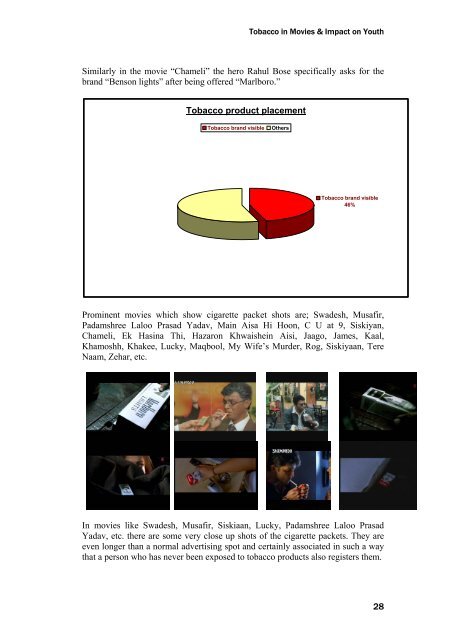 TOBACCO IN MOVIES AND IMPACT ON YOUTH - Smoke Free ...