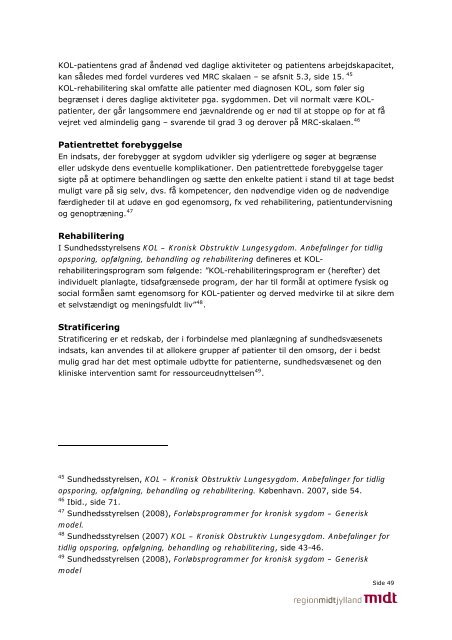 Forløbsprogram for kronisk obstruktiv lungesygdom (KOL) - Region ...