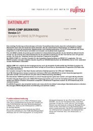 Datenblatt: DRIVE-COMP V3.1 - BS2000/OSD - Fujitsu