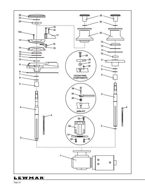 Concept/Ocean/Capstan 1, 2 & 3 Windlass Range - L-36 Fleet