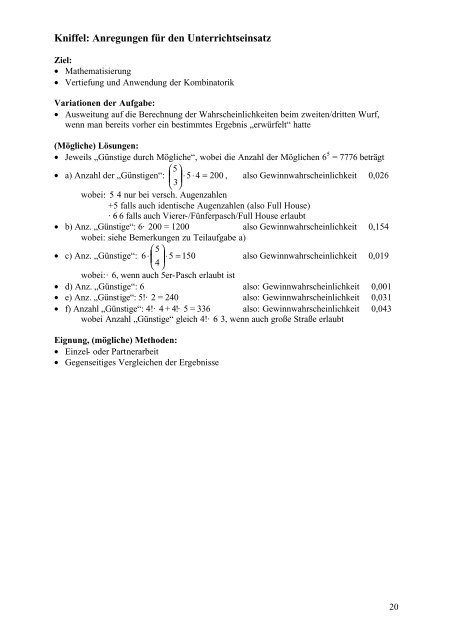 18Stochastik II.pdf - Fachbereich Mathematik