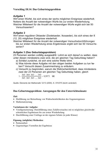 18Stochastik II.pdf - Fachbereich Mathematik