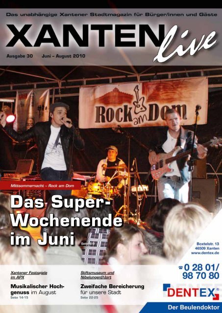 Das Super- Wochenende - Xanten Live