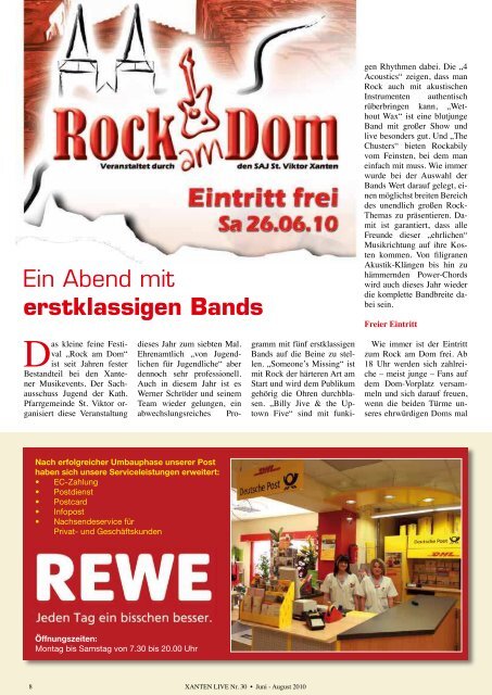 Das Super- Wochenende - Xanten Live