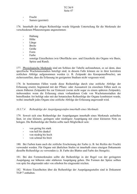 TECHNISCHER AUSSCHUSS Sechsunddreißigste Tagung Genf, 3 ...