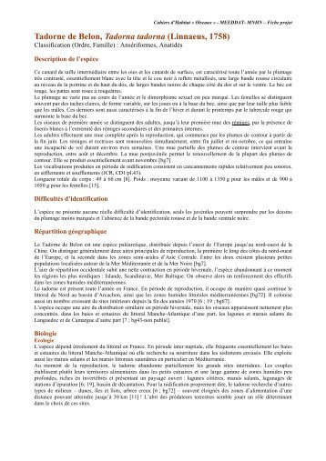 Cahiers d'habitats Natura 2000. Connaissance et gestion ... - INPN
